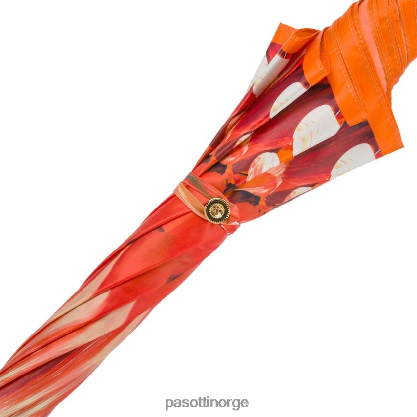 paraply | PASOTTI 460 30093-4 n5 - oransje penselstrøk 8B6Z26464 kvinner