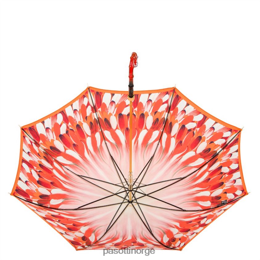 paraply | PASOTTI 460 30093-4 n5 - oransje penselstrøk 8B6Z26464 kvinner