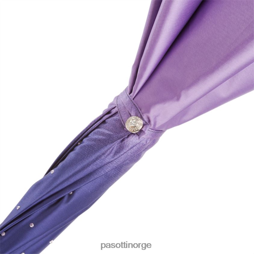 paraply | PASOTTI 185n 21284-14 w68 - lilla swarovski paraply, dobbel klut 8B6Z26554 kvinner