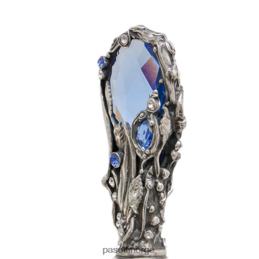 paraply | PASOTTI 185n 21284-17 w68pb - blå swarovski paraply, dobbel klut 8B6Z26527 kvinner