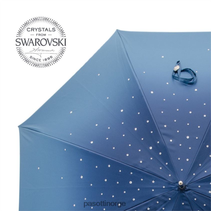 paraply | PASOTTI 185n 21284-17 w68pb - blå swarovski paraply, dobbel klut 8B6Z26527 kvinner