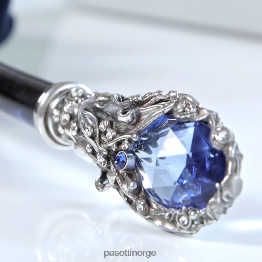 paraply | PASOTTI 185n 21284-17 w68pb - blå swarovski paraply, dobbel klut 8B6Z26527 kvinner