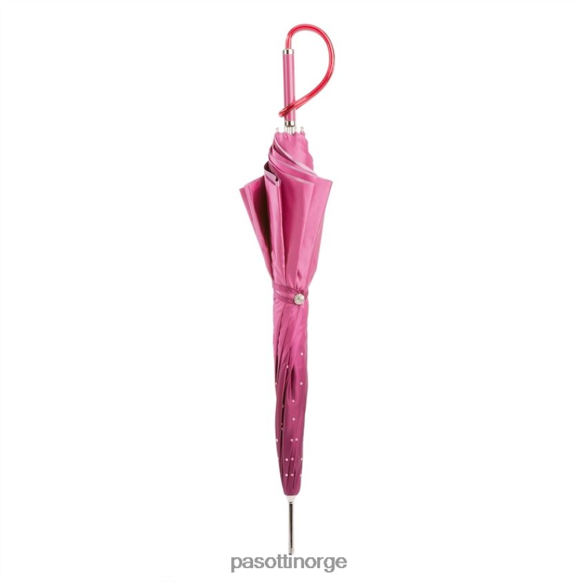 paraply | PASOTTI 185n 21284-18 a - rosa swarovski paraply, dobbel klut 8B6Z26540 kvinner