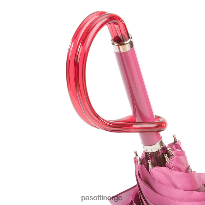 paraply | PASOTTI 185n 21284-18 a - rosa swarovski paraply, dobbel klut 8B6Z26540 kvinner