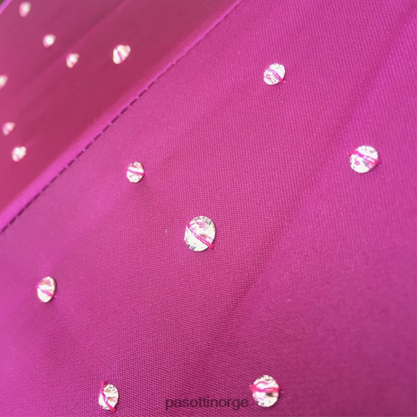 paraply | PASOTTI 185n 21284-18 a - rosa swarovski paraply, dobbel klut 8B6Z26540 kvinner