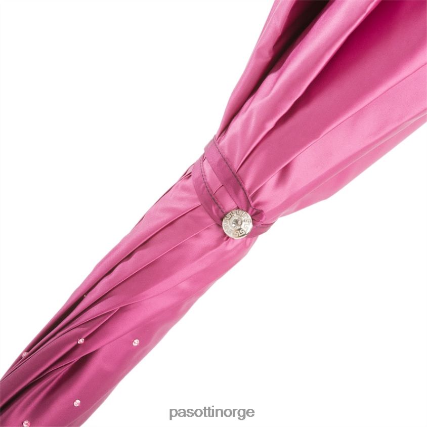 paraply | PASOTTI 185n 21284-18 a - rosa swarovski paraply, dobbel klut 8B6Z26540 kvinner