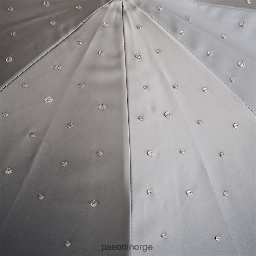 paraply | PASOTTI 185n 21284-7 s8 - grå swarovski paraply, dobbel klut 8B6Z26544 kvinner