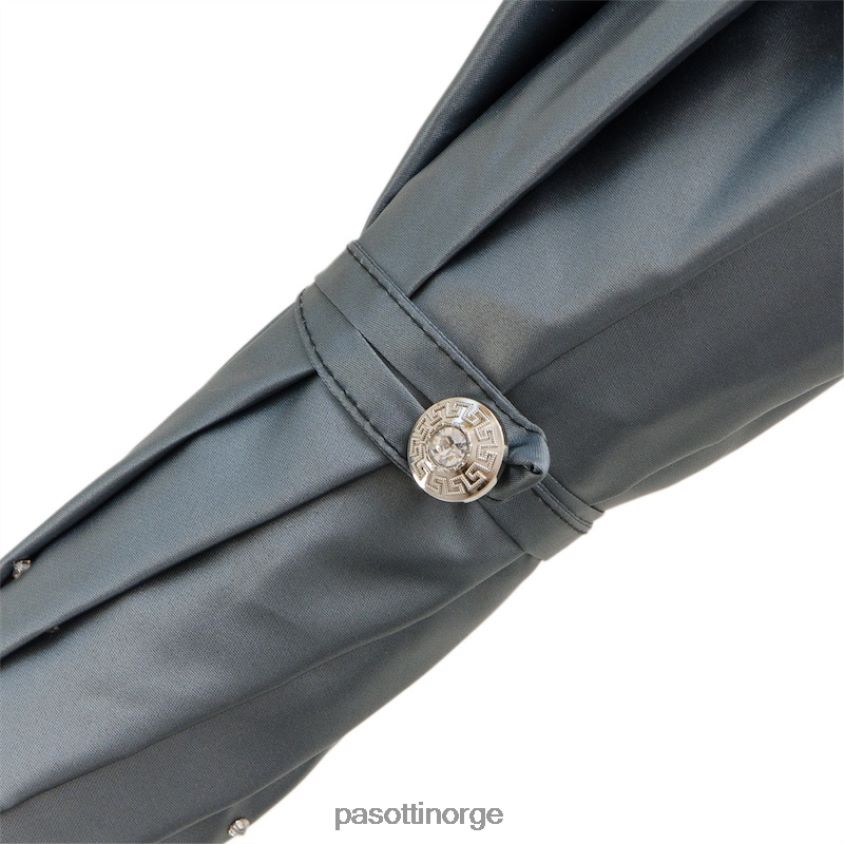 paraply | PASOTTI 185n 21284-7 s8 - grå swarovski paraply, dobbel klut 8B6Z26544 kvinner