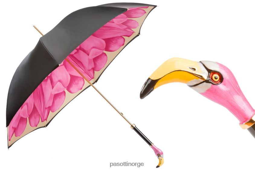 paraply | PASOTTI 189 21065-30 k9 - flamingo paraply 8B6Z26506 kvinner