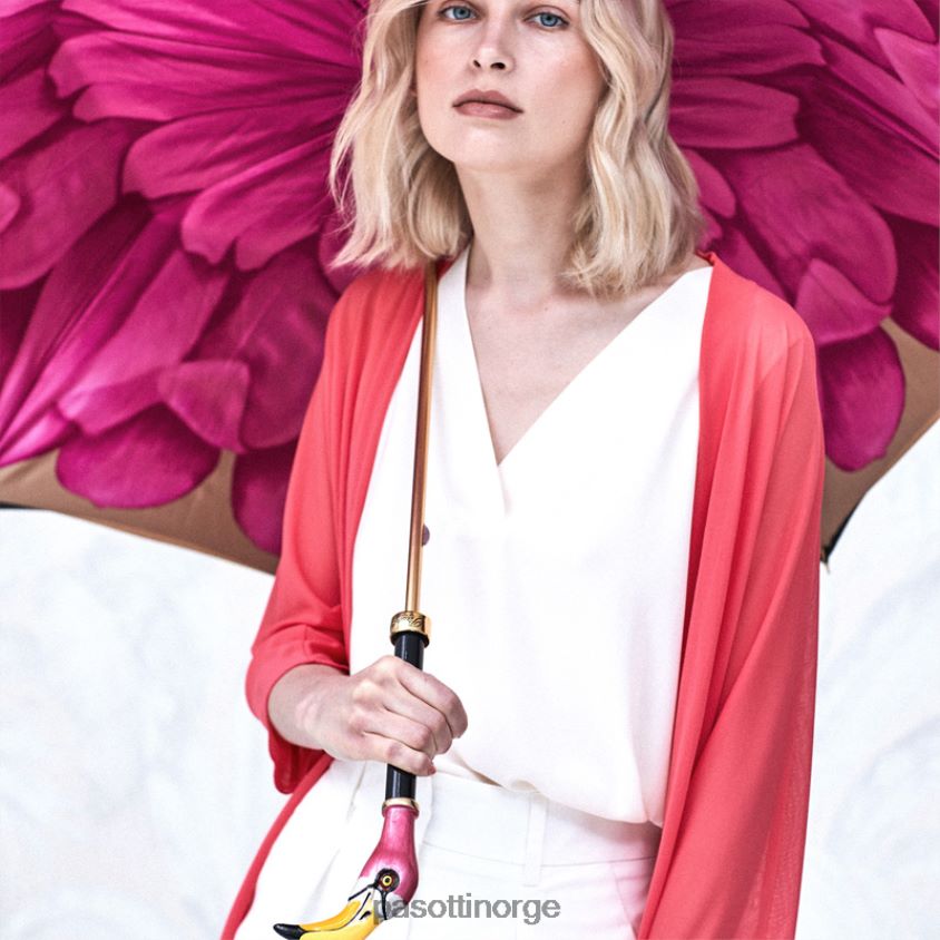 paraply | PASOTTI 189 21065-30 k9 - flamingo paraply 8B6Z26506 kvinner