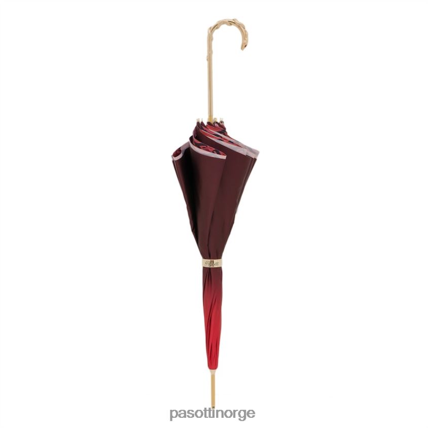 paraply | PASOTTI 189 55303-213 w90 - rød python paraply 8B6Z26542 kvinner