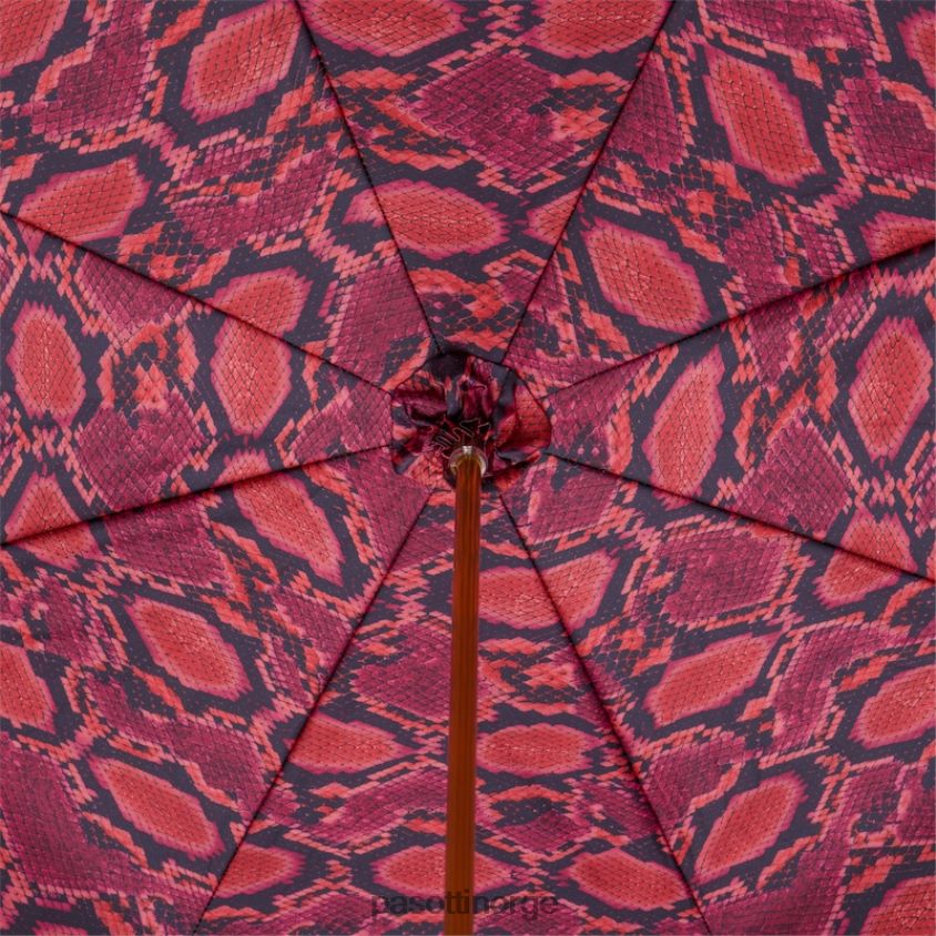 paraply | PASOTTI 189 55303-213 w90 - rød python paraply 8B6Z26542 kvinner