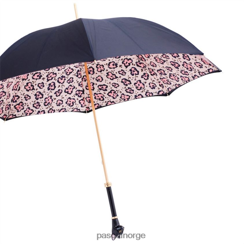paraply | PASOTTI 189 5g284-1 k49 - svart katteparaply og dyrere trykk 8B6Z26566 kvinner
