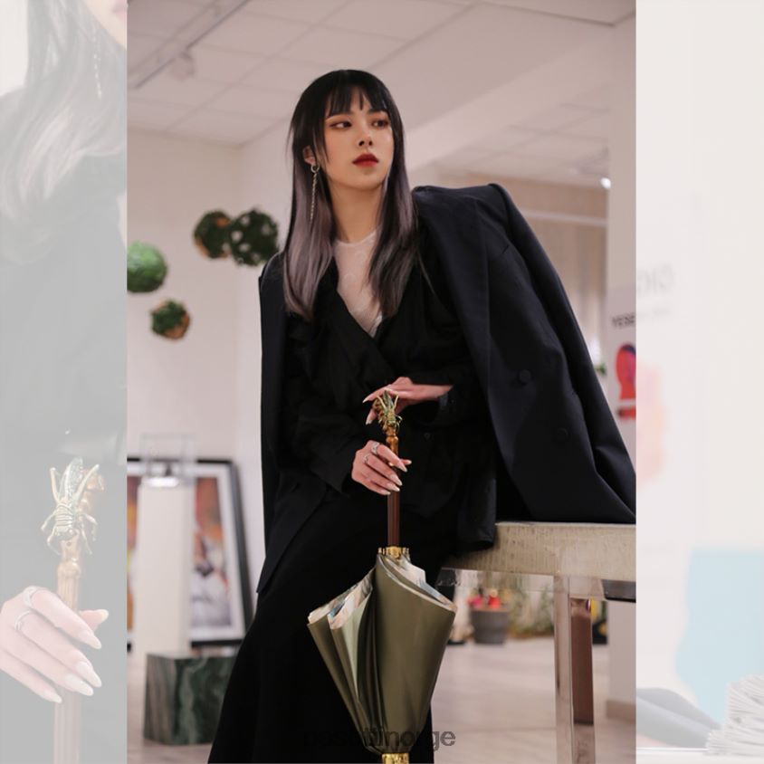 paraply | PASOTTI 189 9g539-1 k16 - gresshoppeparaply 8B6Z26522 kvinner