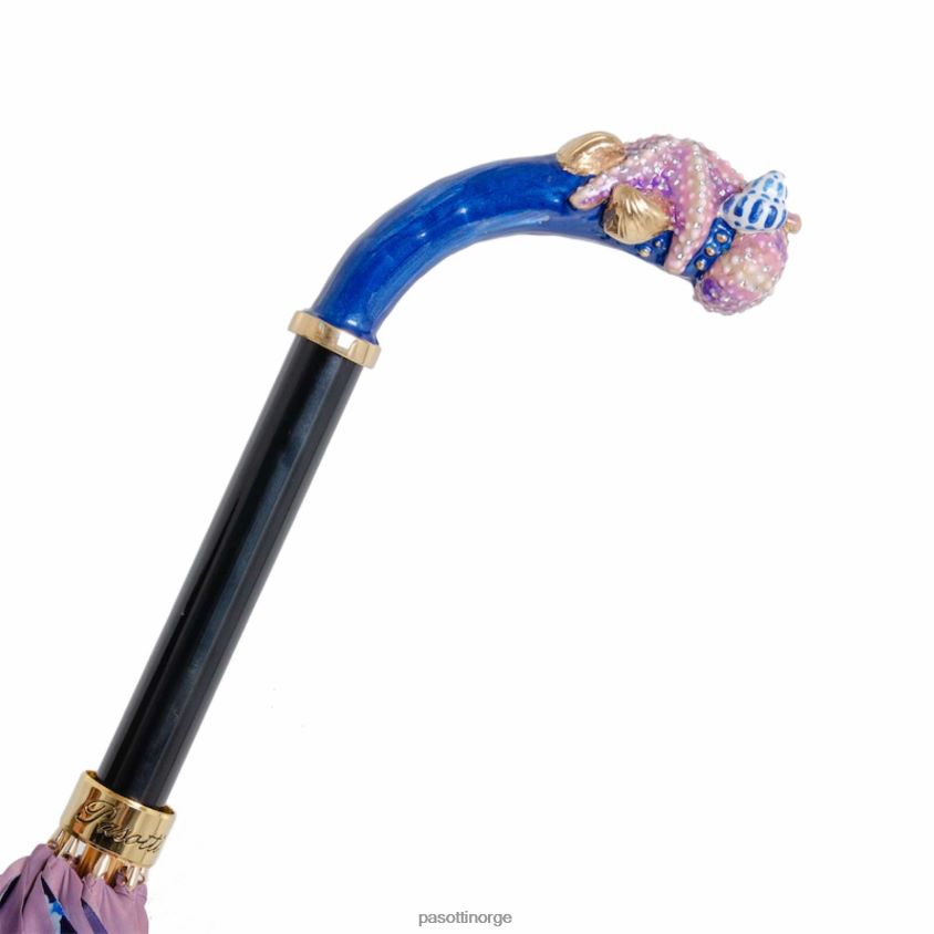 paraply | PASOTTI 189 9l476-2 k92 - blå sjøstjerneparaply 8B6Z26494 kvinner