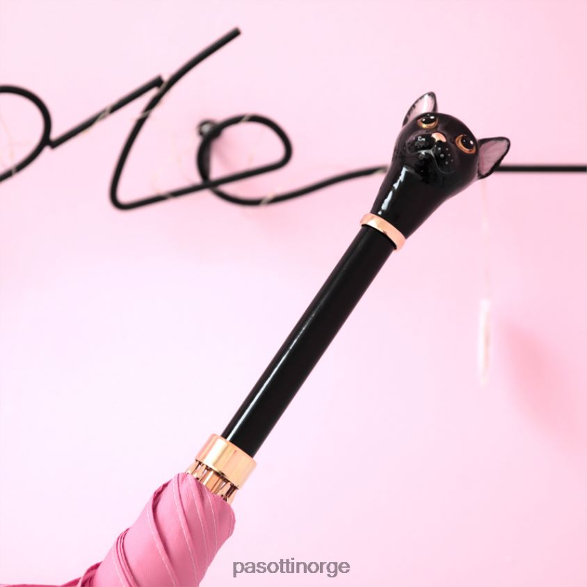 paraply | PASOTTI 20 sum-3 k49 - svart katt paraply 8B6Z26526 kvinner