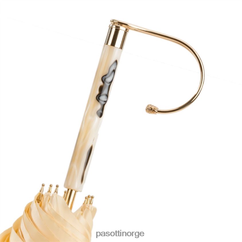 paraply | PASOTTI 222 plat-300 t8 - elfenben skisse paraply, dobbel klut 8B6Z26534 kvinner