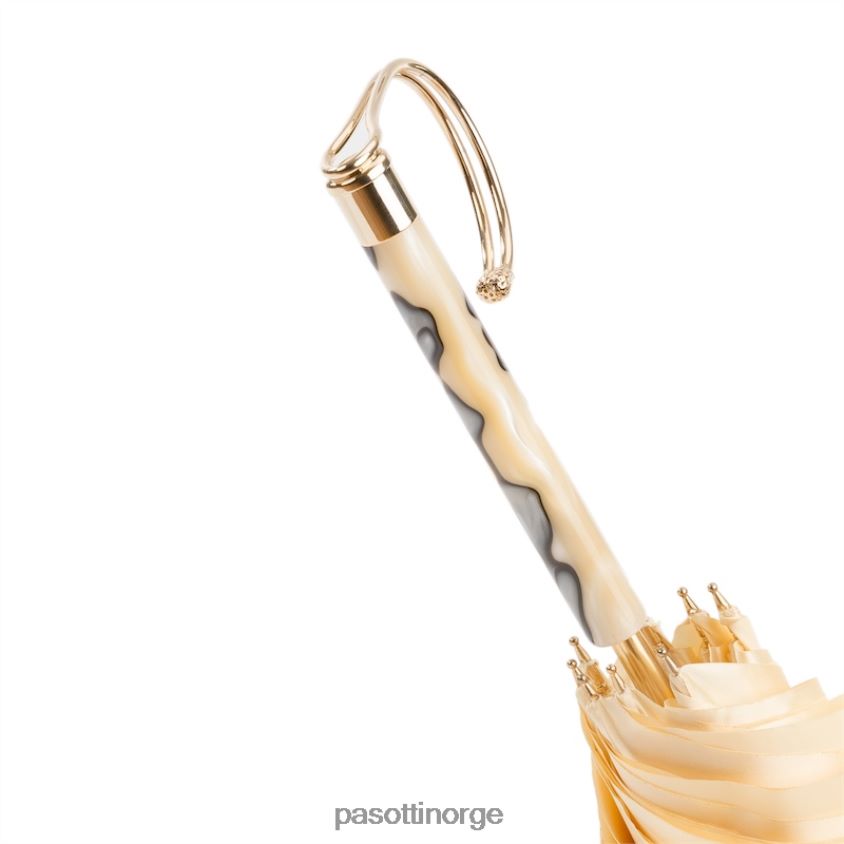 paraply | PASOTTI 222 plat-300 t8 - elfenben skisse paraply, dobbel klut 8B6Z26534 kvinner