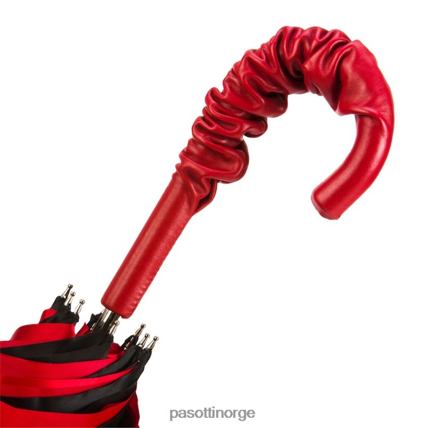 paraply | PASOTTI 343n plat-26 plat-34 a35 - paraply av spansk følelse med påføringer av røde roser, dobbel klut 8B6Z26537 kvinner