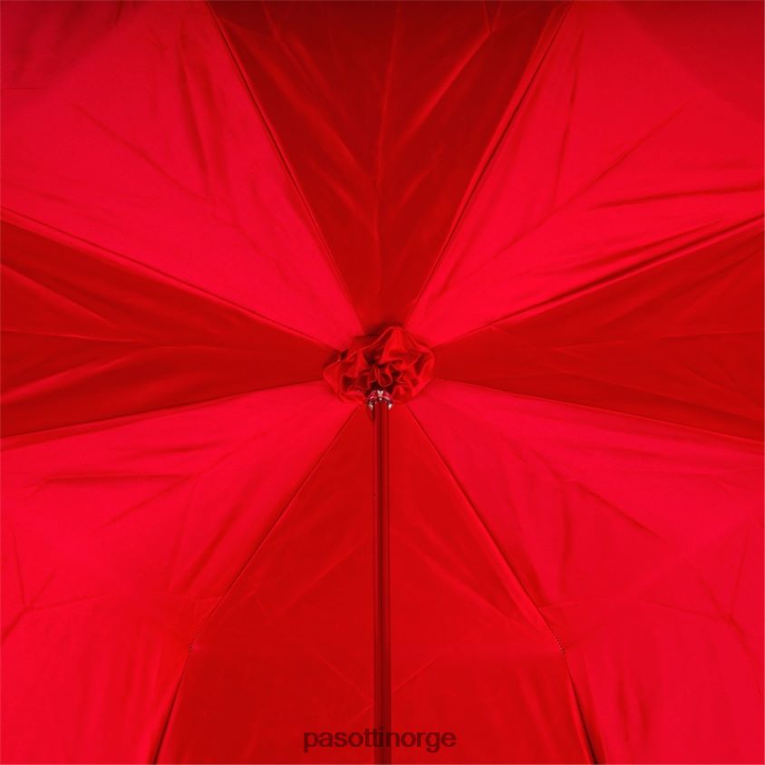 paraply | PASOTTI 343n plat-26 plat-34 a35 - paraply av spansk følelse med påføringer av røde roser, dobbel klut 8B6Z26537 kvinner