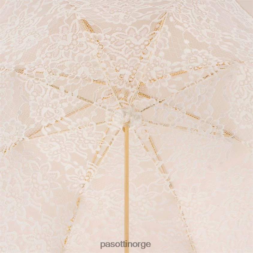 paraply | PASOTTI 386or serge-65 e11 - meget elegant ecru parasoll, dobbel klut 8B6Z26515 kvinner