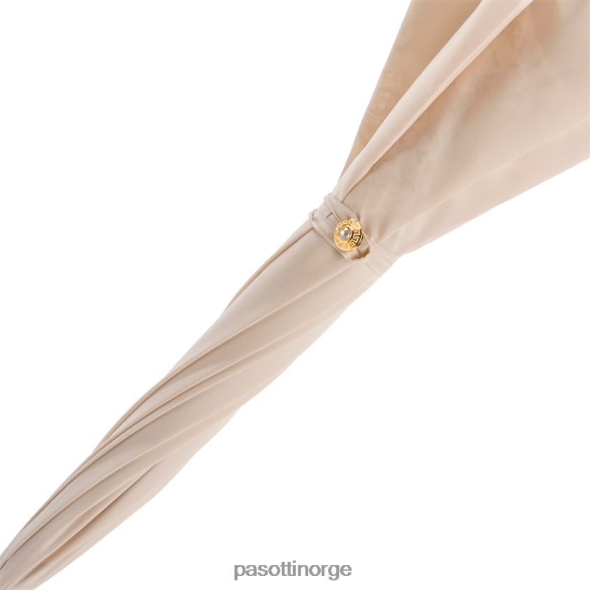 paraply | PASOTTI 386or serge-65 e11 - meget elegant ecru parasoll, dobbel klut 8B6Z26515 kvinner