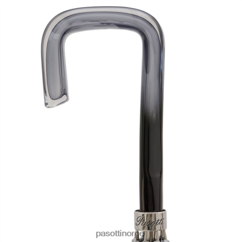 paraply | PASOTTI 416nt 21284-7 g17 - grå pigg paraply med hodeskallertrykk 8B6Z26562 kvinner