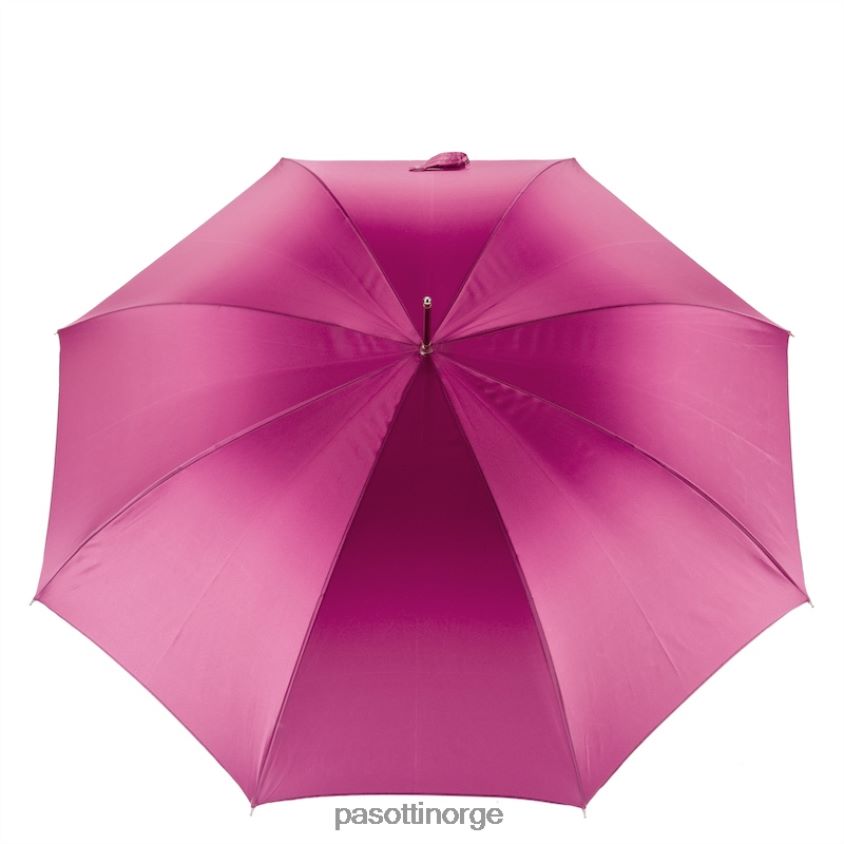 paraply | PASOTTI 460n 21284-18 w333mix - paraply med fuchsia swarovski hodeskalle 8B6Z26519 kvinner