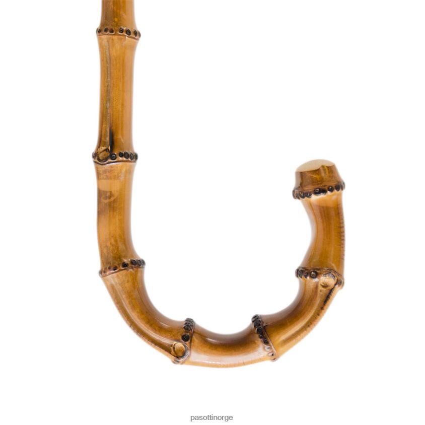 paraply | PASOTTI 354ne 5y259-9 d4 - blomstret parasoll med whangee håndtak 8B6Z26635 kvinner