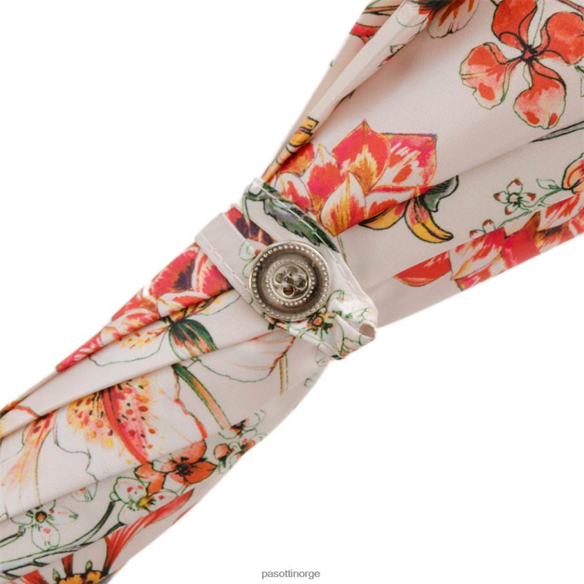 paraply | PASOTTI 354ne 5y259-9 d4 - blomstret parasoll med whangee håndtak 8B6Z26635 kvinner