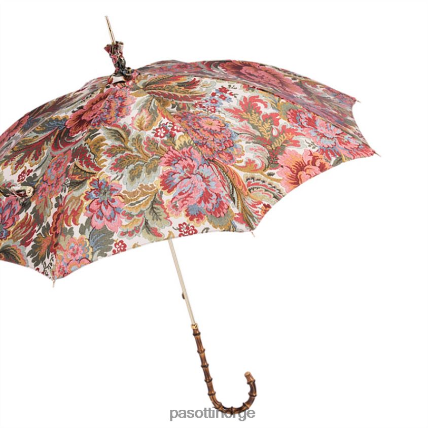 paraply | PASOTTI 354or 58112-19 d4 - paisley parasoll med bambushåndtak 8B6Z26632 kvinner