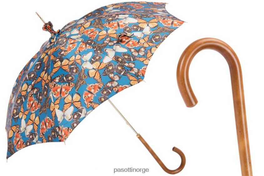 paraply | PASOTTI 354or 5e258-2 d25 - sommerfuglparasoll som kan åpnes manuelt, regnbestandig 8B6Z26637 kvinner