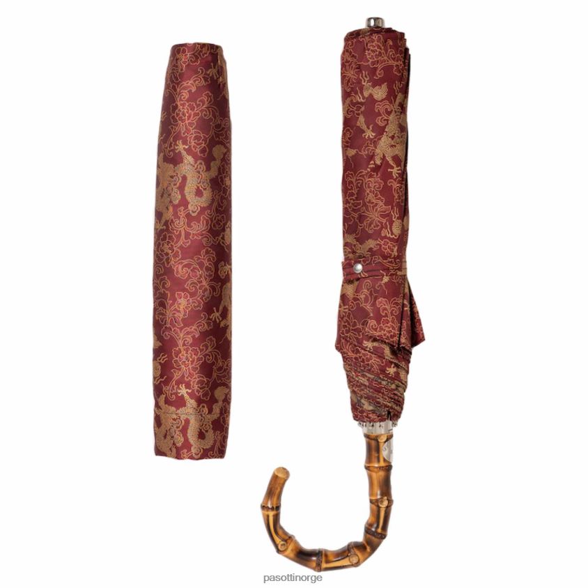 paraply | PASOTTI 64 51873-1 b - sammenleggbar paraply draghi rosso 8B6Z26175 menn