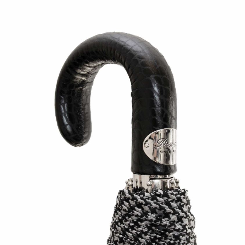 paraply | PASOTTI 64 52682-1 stk - piedde poulefoldbar paraply med skinnhåndtak 8B6Z26177 menn