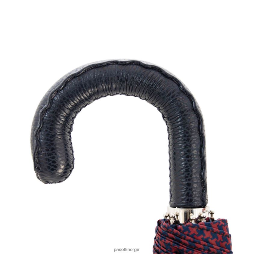 paraply | PASOTTI 64 52682-2 n36 - rød og marineblå foldbar paraply 8B6Z26164 menn