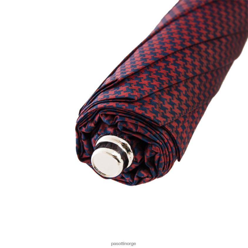 paraply | PASOTTI 64 52682-2 n36 - rød og marineblå foldbar paraply 8B6Z26164 menn