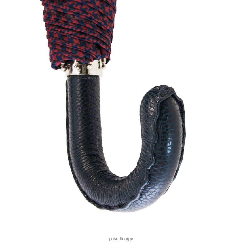 paraply | PASOTTI 64 52682-2 n36 - rød og marineblå foldbar paraply 8B6Z26164 menn