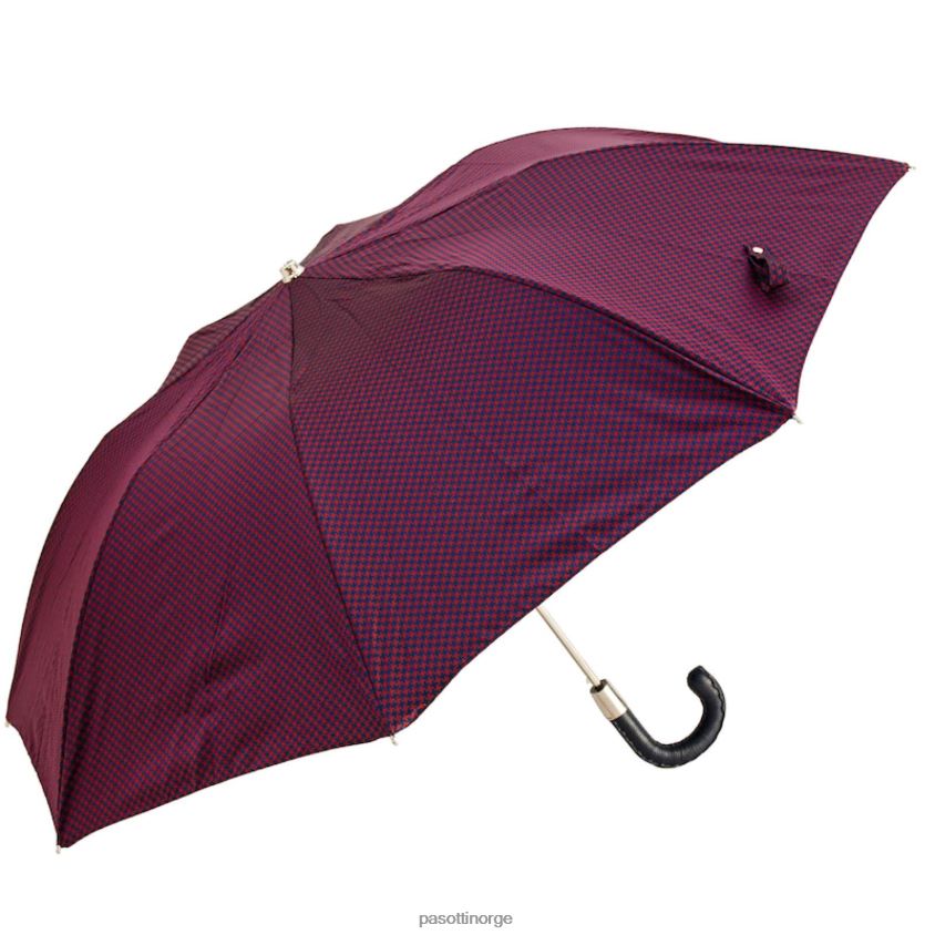 paraply | PASOTTI 64 52682-2 n36 - rød og marineblå foldbar paraply 8B6Z26164 menn