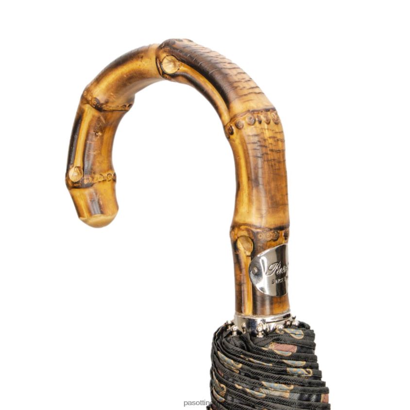 paraply | PASOTTI 64 5880-1 b - teleskopisk paraply med whangee håndtak 8B6Z26185 menn