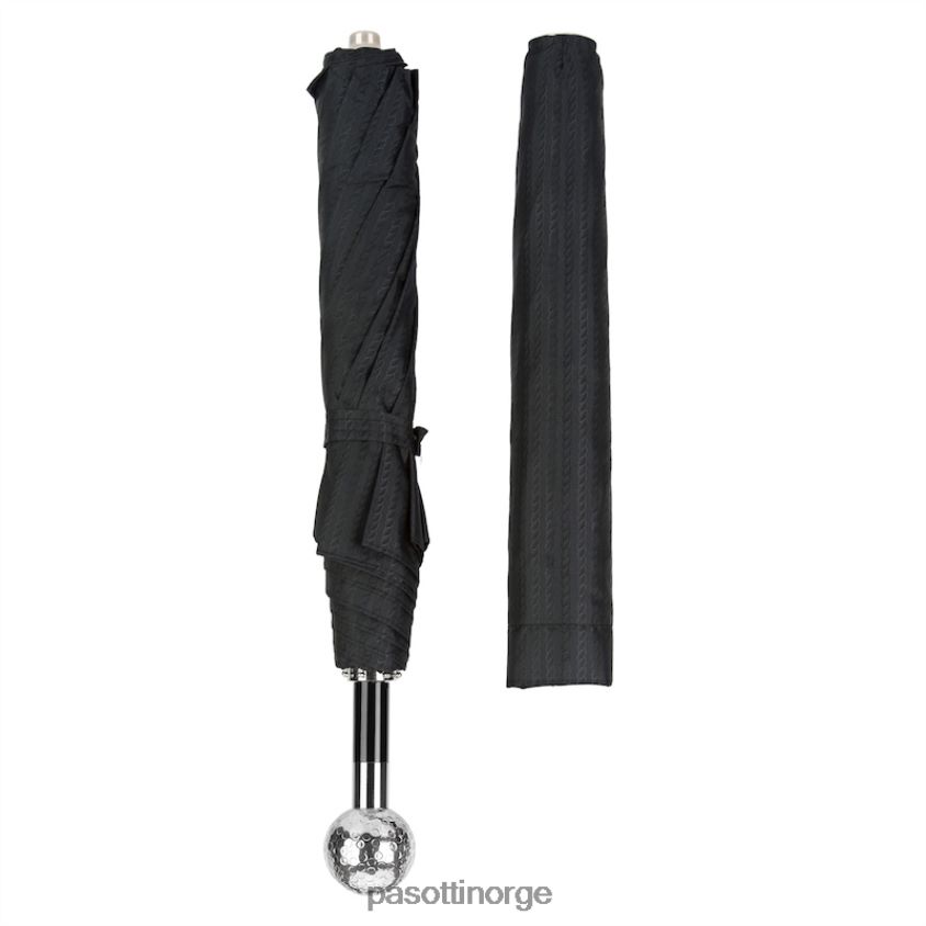 paraply | PASOTTI 64 5973-2 w82 - sølv sammenleggbar golfballparaply 8B6Z26189 menn