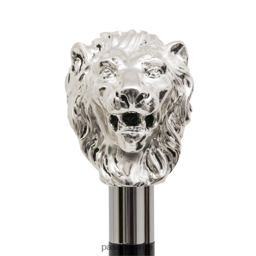 paraply | PASOTTI 64 6768-1 w37 - sølv løve sammenleggbar paraply 8B6Z26166 menn