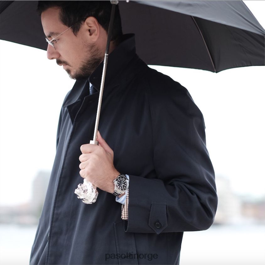 paraply | PASOTTI 64 6768-1 w37 - sølv løve sammenleggbar paraply 8B6Z26166 menn