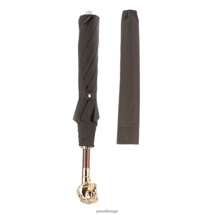 paraply | PASOTTI 64 6768-3 w41or - gullheste sammenleggbar paraply 8B6Z26181 menn