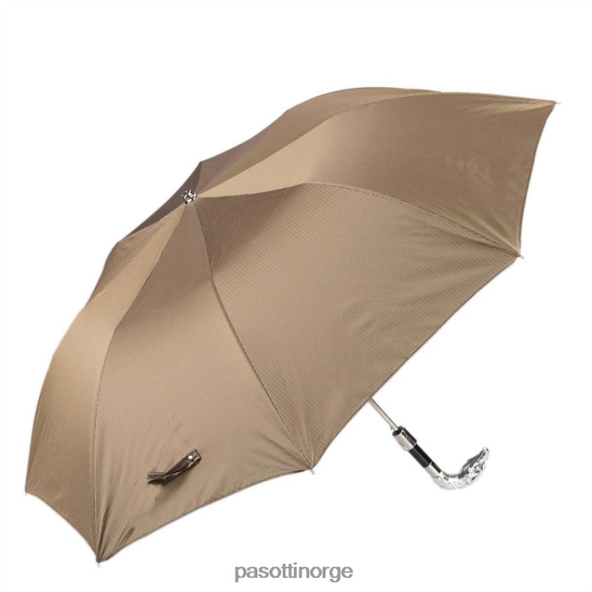 paraply | PASOTTI 64 6768-8 w18 - sølvørn sammenleggbar paraply 8B6Z26176 menn
