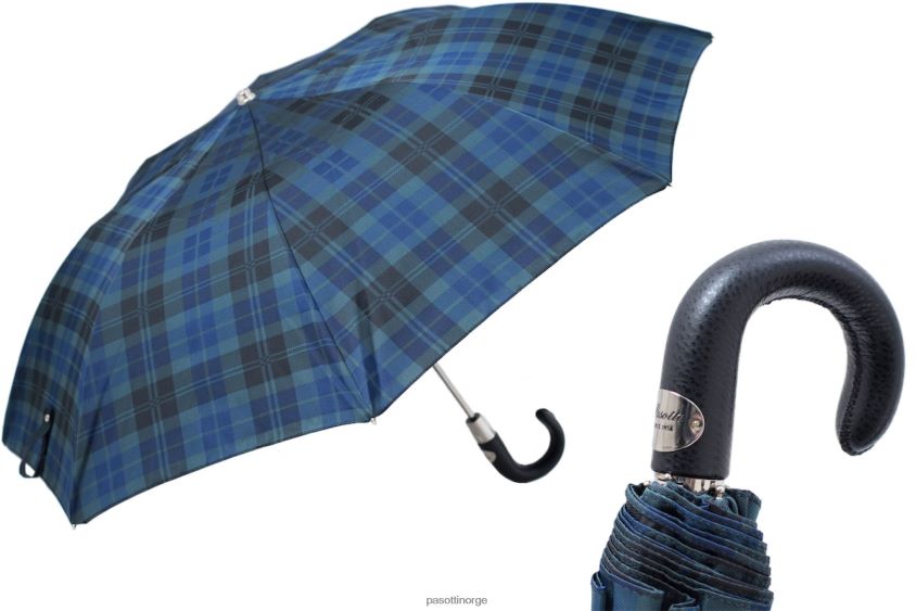 paraply | PASOTTI 64 celtic-8 p - tartan sammenleggbar paraply 8B6Z26193 menn