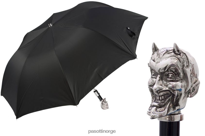 paraply | PASOTTI 64 oxf-18 k77v - lucifer sammenleggbar paraply 8B6Z26171 menn