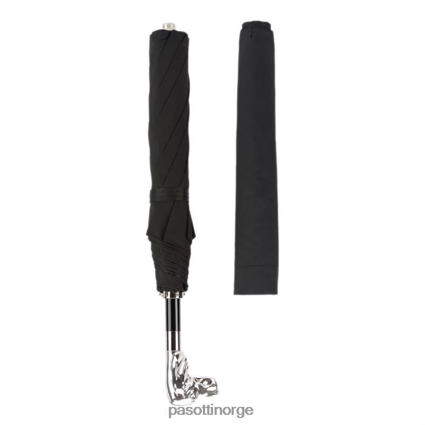 paraply | PASOTTI 64 oxf-18 w40 - sølv sammenleggbar hundeparaply 8B6Z26168 menn