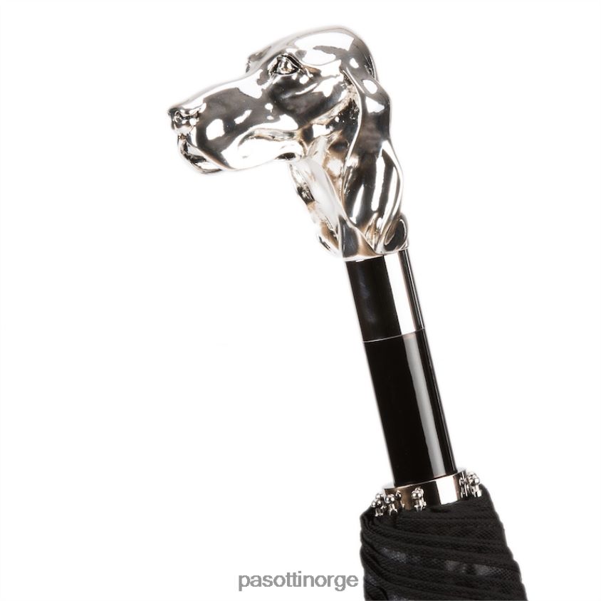 paraply | PASOTTI 64 oxf-18 w40 - sølv sammenleggbar hundeparaply 8B6Z26168 menn