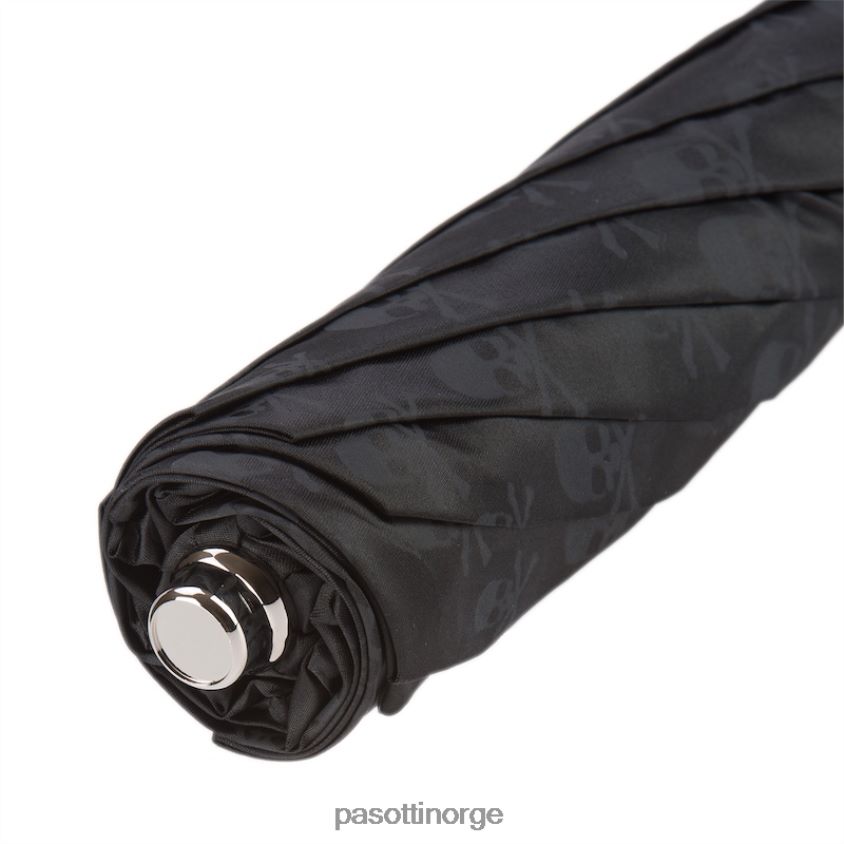 paraply | PASOTTI 64 pnt w33 - hodeskaller print sølv skull paraply 8B6Z26173 menn