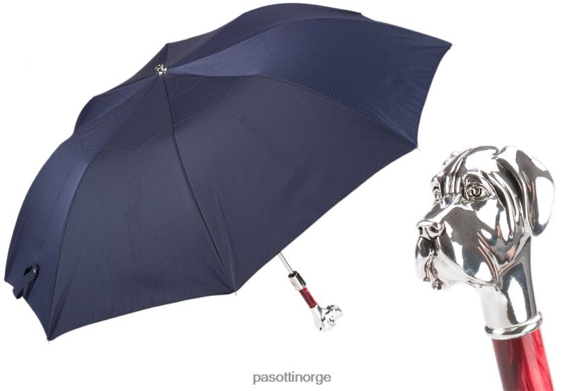 paraply | PASOTTI 64 pto cn3 w27pr - prikkete labrador sammenleggbar paraply 8B6Z26158 menn